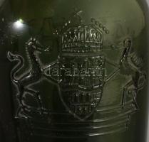 Harmatvíz ásványvizes üveg, címeres feliratos, hibátlan 32 cm