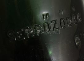 Dreher Haggenmacher sörös üveg, feliratos, hibátlan 32 cm