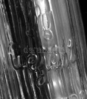 Tejért üveg feliratos, hibátlan 20 cm