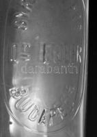 Egger gyógyszeres üveg, feliratos 17 cm