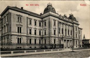 1917 Kassa, Kosice; Királyi ítélőtábla. Divald Kornél Bp. 1906. / court (EM)