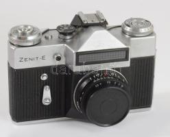 Zenit-E fényképezőgép, Indusztár 3,5/50 objektívvel,