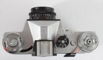 Zenit-E fényképezőgép, Indusztár 3,5/50 objektívvel,