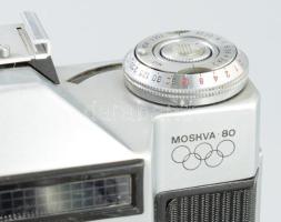 Zenit-E fényképezőgép, Wirgin-Wiesbaden 200mm f4.5 Edixar objektívvel Olimpiai kiadás