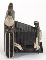 cca 1930 Balda Fixfocus spezial harmonikás fényképezőgép, Radionar f: 4,5 f: 10,5 cm objektívvel, bő...