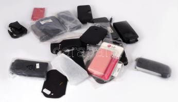 Régi mobiltelefonok és használatlan tokok, 14 db