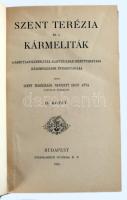 [Szeghy Ernő] Szent Teréziáról Nevezett Ernő Atya: Szent Terézia és a Kármeliták. A sarutlan kármeliták alapítójának szenttéavatása háromszázados évfordulójára I-II. köt. Bp., 1921, Stephaneum, 1 t.+503 p.;1 t.+ 462 p. Átkötött modern félvászon-kötés, az első kötetben az utolsó 5 lap javított, a második kötetben a címkép foltos.