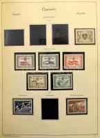 Ausztria 1945-1997 Túlnyomórészt postatiszta gyűjtemény, 1959-től csak 29 bélyeg hiányzik, előnyomot...