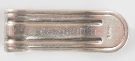 Ezüst (Ag) pénzcsipesz, jelzett 21 g