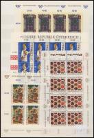 Ausztria 15 db blokk és kisív 2 db A/4-es berakólapon