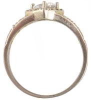 Ezüst (Ag) gyűrű, jelzett 2,28 g m: 58