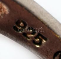 Ezüst (Ag) gyűrű, jelzett 2,28 g m: 58