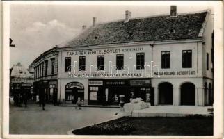 1941 Székesfehérvár, Takarék és Hitelegylet Szövetkezet, Magyar-Hollandi Biztosító Rt., Folkert Erzsébet, Ács József üzletei (EK)