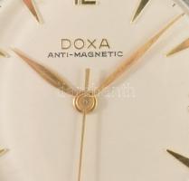Doxa kézi felhúzós karóra, hibátlan számlappal, működik 34 mm
