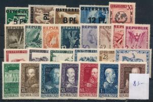 Ausztria kis összeállítás stecklapon