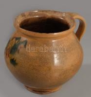 cca 1900 Monogramos kis szilke, kis sérüléssel, m: 13 cm