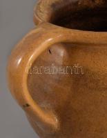 cca 1900 Monogramos kis szilke, kis sérüléssel, m: 13 cm