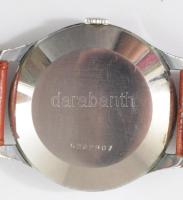 Doxa kézi felhúzós karóra, szép számlappal, működik, bőr szíjjal 34 mm