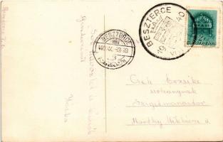 1940 Beszterce, Bistritz, Bistrita; látkép / general view. photo + "1940 Beszterce visszatért&q...