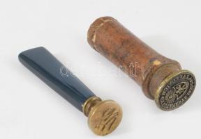 2 db réz pecsétnyomó 7 cm