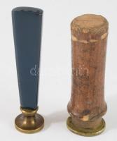 2 db réz pecsétnyomó 7 cm