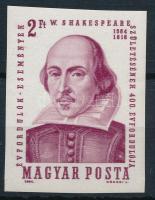 1964 Évfordulók - események W. Shakespeare 2Ft vágott bélyeg