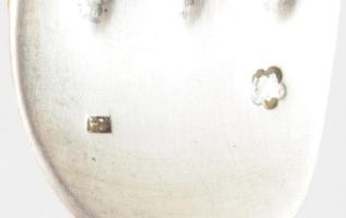 Ezüst (Ag) villa, dianás, 48,2 g