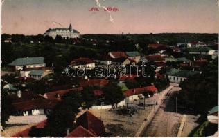 Léva, Levice; látkép. Schulcz Ignác kiadása / general view (b)
