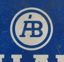 Állami biztosító fém tábla 12x9 cm