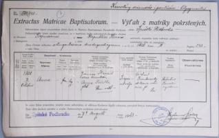 ca 1880-1940 Vegyes okmány és nyomtatvány tétel, benne betétkönyvek, születési anyakönyvi kivonatok ...