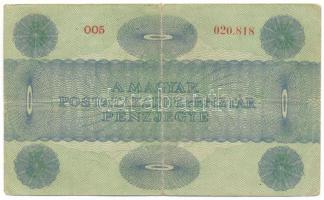 1919. 5K "MÁS TÖRVÉNYES...", "005 020.818" írógéppel írt "Esztergom 1919. j...