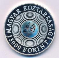 2000. 3000Ft Ag "Gábor Dénes" kapszulában T:PP Adamo EM166