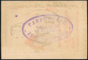 Masque Rouge Marcel Guerlain Paris parfüm címke, 8×5,5 cm