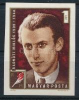 1972 Radnóti Miklós vágott bélyeg