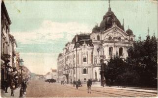 Kassa, Kosice; Nemzeti Színház, üzletek / national theatre, shops (fl)