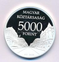 2009. 5000Ft Ag "Világörökségi helyszínek - Budapest" kapszulában T:PP Adamo EM223