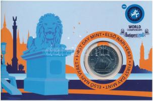 2018. 50Ft Cu-Ni "Birkózó Világbajnokság" első napi veret számozott díszcsomagolásban "02691" T:UNC