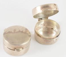 2 darab ezüst (Ag) pirulatartó, jelzés nélkül, nettó 8,7g