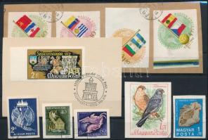 1959-1972 10 db vágott bélyeg