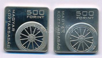 2005. 500Ft Cu-Ni "100 éves az első magyar postaautó" (2xklf) kapszulában T:BU,PP patina Adamo EM197