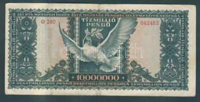 1946. 1.000.000P + 10.000.000P+ 1.000.000MP+1.000.000BP "Csili 1975. április 17-30... + Dr. Báz...