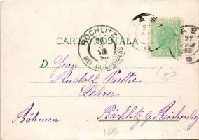 1898 Iasi, Jasi, Jassy, Jászvásár; Biserica Trei Erarhi, Palatul Administrativ, Statua Miron Costin,...