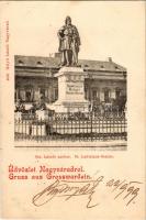 1899 Nagyvárad, Oradea; Szent László szobor. Helyfi László kiadása / monument (EK)
