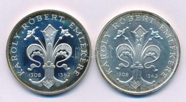 1992. 500Ft Ag "Károly Róbert" (2xklf), kapszulában T:PP,BU folt
Adamo EM123