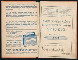 1914 Szarajevó, banki folyószámlakönyv