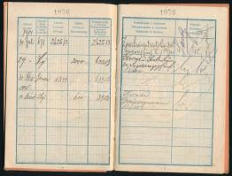 1914 Szarajevó, banki folyószámlakönyv