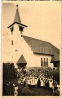 1939 Szováta, Sovata; Református templom felszentelése / consecration of the Calvinist church. Foto Körtesi photo (EB)
