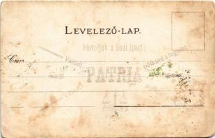 Budapest XII. Zugliget, János hegy, hátoldalon Pátria pótkávé reklám. Athenaeum r.t. kőnyomása. Kiad...