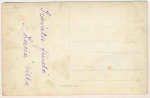 Szováta, Sovata; Vila Lucia / Lucia nyaraló, patika, gyógyszertár, bazár üzlet, fodrászat / villa, p...