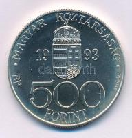 1993. 500Ft Ag "Integráció az EU-ba - ECU" kapszulában T:BU patina Adamo EME33